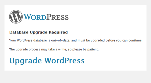 WordPress 2.5 upgrade